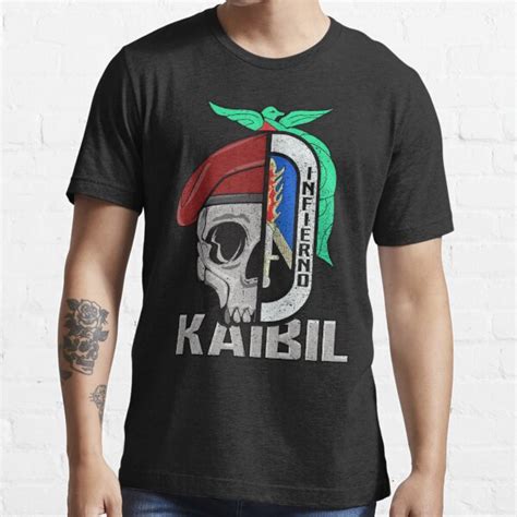 Kaibiles Kaibil Guatemalan Army Special Forces 1312 T Shirt For Sale