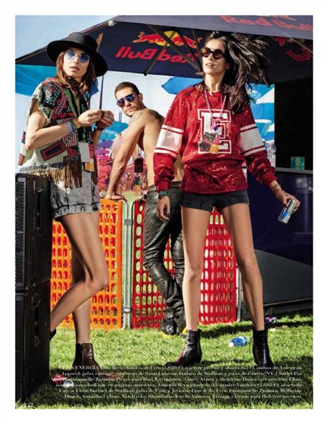 2015 Music Festival Style Featured In Vogue España Fashion Shoot The Fashionisto