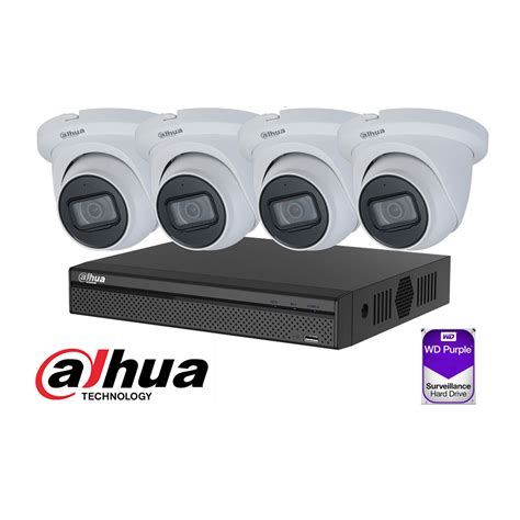 Dahua 4 Channel Lite Series Cctv Security Kit 4 Channel 4k Nvr 1 To