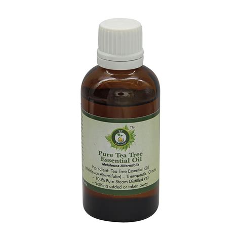 R V Essential Pure Tea Tree Essential Oil 100ml Melaleuca Alternifolia