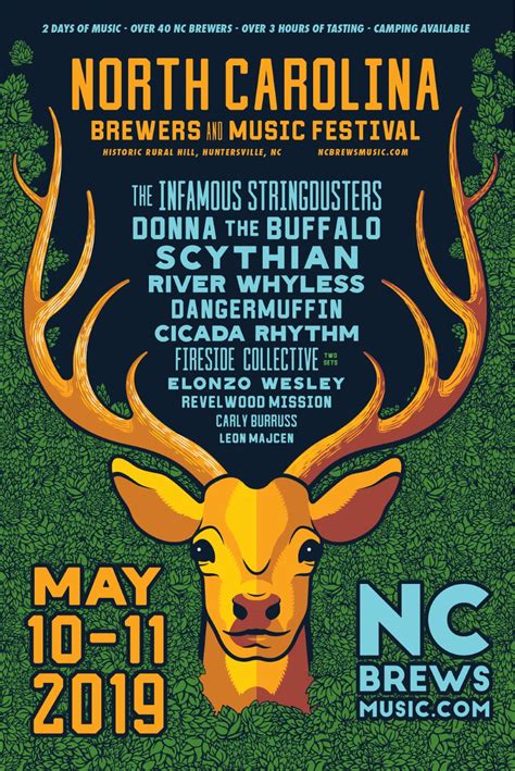 Music festivals in the united states by state or region. North Carolina Brewers & Music Festival Announces 2019 Lineup