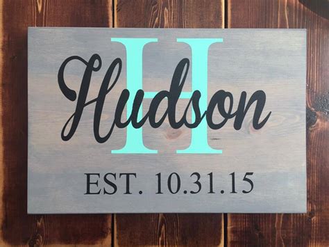 Givenname — given names n count: FAMILY NAME - Hudson Family Signs