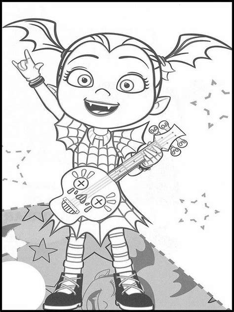 Vampirina Coloring Pages To Print Free Printable Frozen Coloring