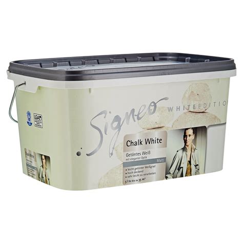 Der blaue engel stößt diese entwicklung an, jedoch stehen wir noch am anfang. Signeo Wandfarbe "White Edition" Chalk White 5 l ǀ toom ...