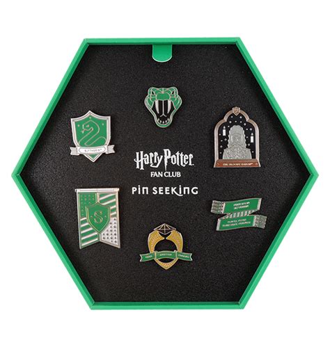 Slytherin Enamel Pins Set 2nd Edition Harry Potter Shop