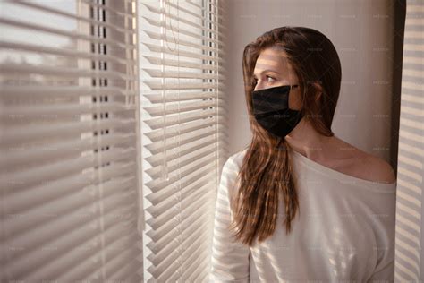 Woman In Isolation - Stock Photos | Motion Array