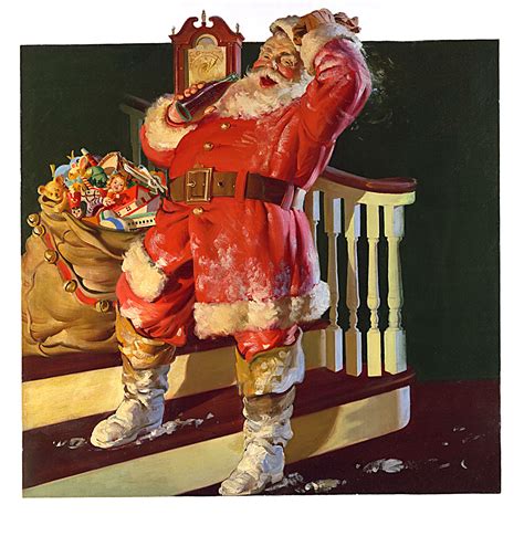20 Vintage Santa Claus Illustrations By Coca Cola20 Vintage Santa Claus