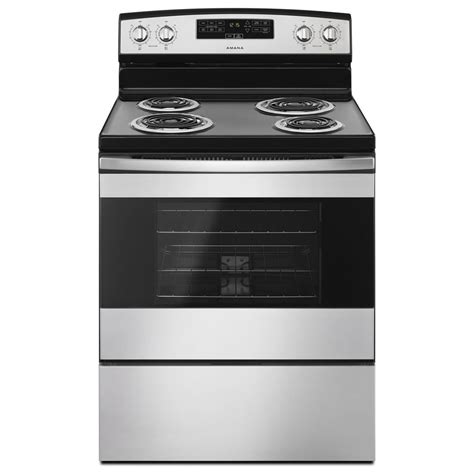 Amana Acr4303mfs 30 Inch Amana® Electric Range With Bake Assist Temps