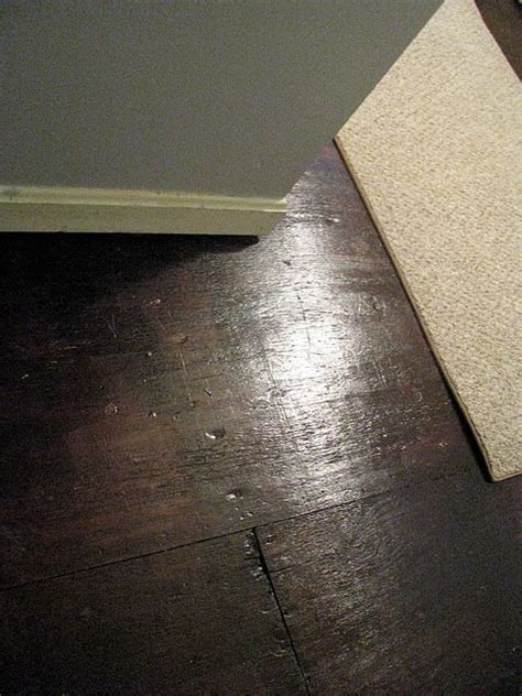 A gallon costs around $25 and lasts for approximately 500 square feet. Frippery: Super Low Budget Floor Solution | Painted plywood floors, Painted wood floors, Plywood ...