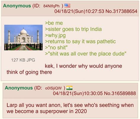 Questionable Greentexts On Twitter Anon Is Indian