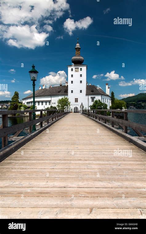 Schloss Ort Castle Gmunden Upper Austria Austria Stock Photo Alamy