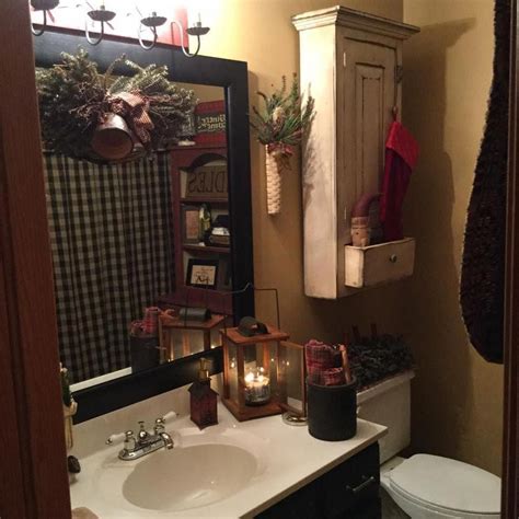 Rustic bathroom decor mason jar bathroom set bronze oil | etsy. primitive country bathrooms #Primitivebathrooms ...