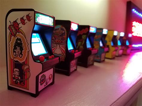 My Tiny Arcade Collection They Are Fully Playable Mini Arcade Cabinets