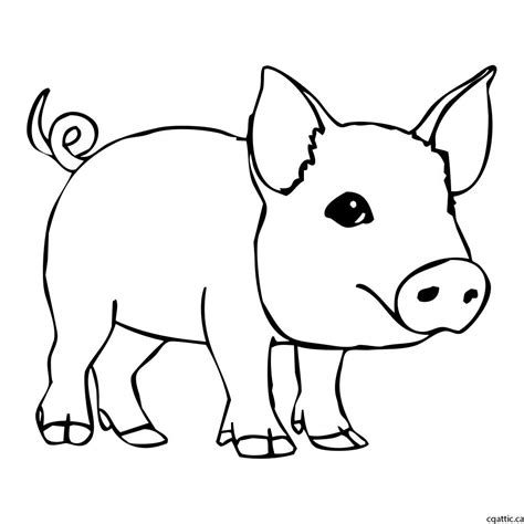 How To Draw A Pig Sketch Sketch Drawing Idea