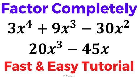 How To Factor Polynomial Expressions Using The Difference Of Two
