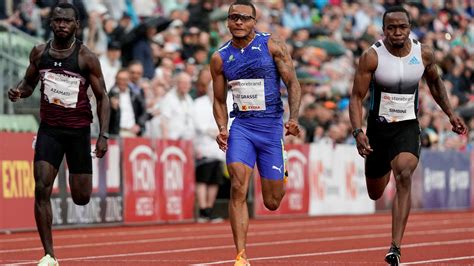 Andre De Grasse Wins 100m With Season Best Performance At Diamond League In Norway Cbc Ca