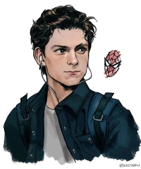 Think i went too far, he's not that recognizable. Tom Holland fanart | Tom holland spiderman, Tom holland ...