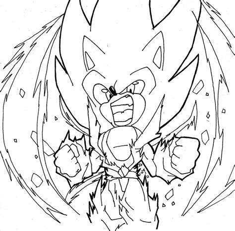 Super Sonic Coloring Pages At Getdrawings Free Download