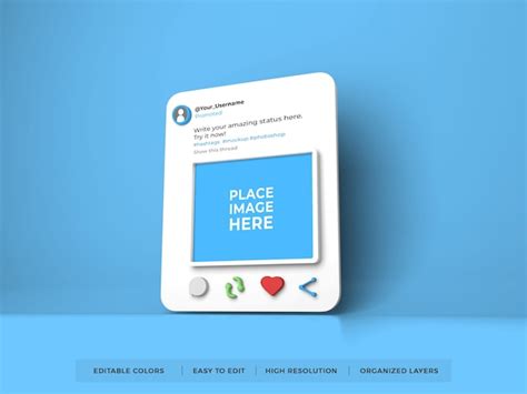 Twitter Mockup Images Free Vectors Stock Photos And Psd