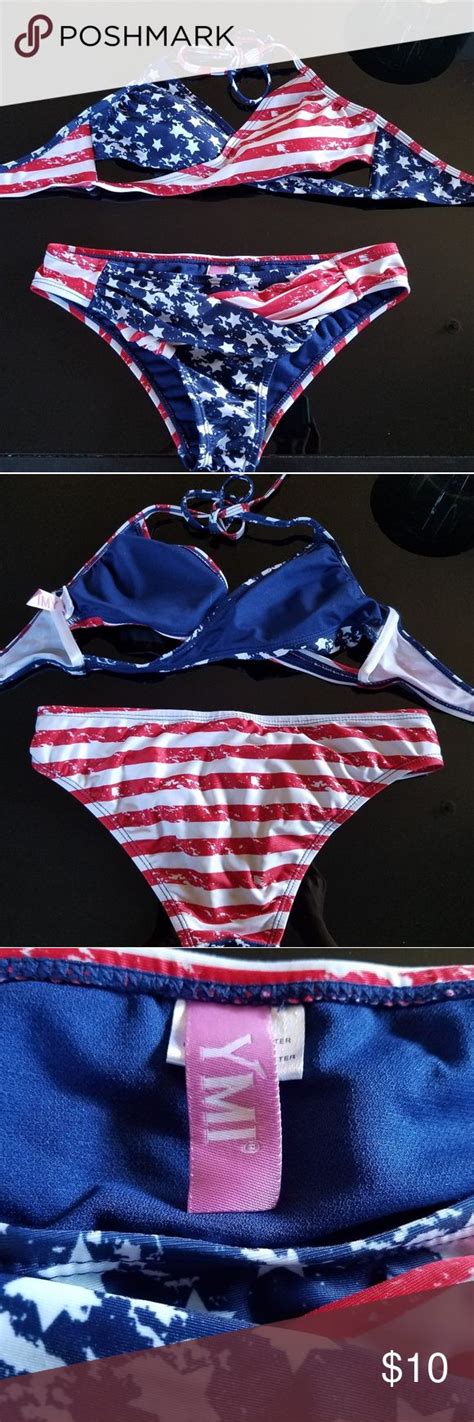 ymi american flag bikini set nwot american flag bikini flag bikini my xxx hot girl