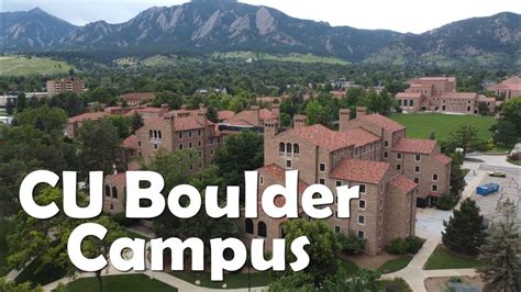 University Of Colorado Boulder Cu Boulder 4k Campus Drone Tour