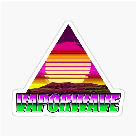 Vaporwave 80s Aesthetic Style 80s Retro Sticker For Sale By