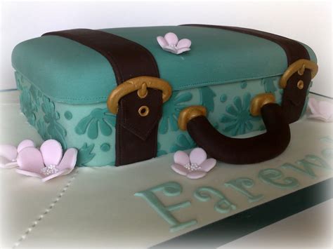 See more ideas about farewell cake, cake, cake decorating. Small Things Iced: Farewell Suitcase Cake