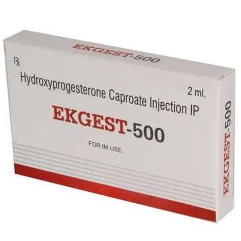 hydroxyprogesterone caproate injection packaging size 2 ml dose 500 mg at rs 48 piece in nagpur