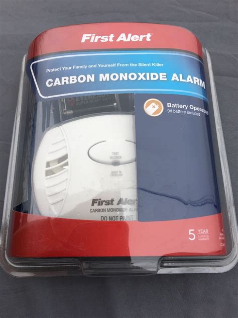 New First Alert Co400 Battery Powered Carbon Monoxide Alarm Batteries