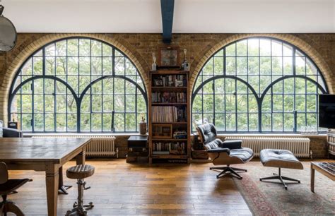 Industrial Windows Steal The Show Inside This London Loft The Spaces