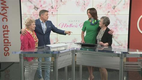 A Mothers Day Surprise For Whats New Hosts Jay Crawford And Betsy