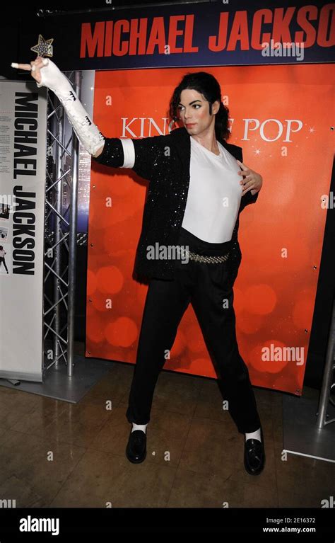 Michael Jackson Wax Figure On Display At Madame Tussauds Wax Museum In