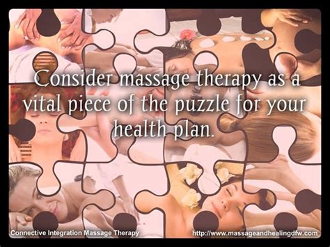 Vital Piece Of The Puzzle Massage Massage Therapy Health Plan Massage