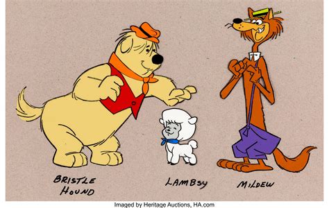 Its The Wolf Color Model Cel Hanna Barbera 1969 Animation