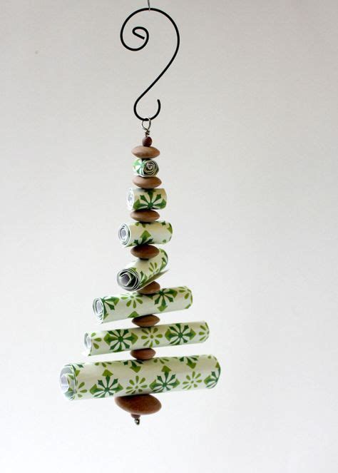 Rolled Paper Christmas Tree Christmas Decorations Homemade Christmas