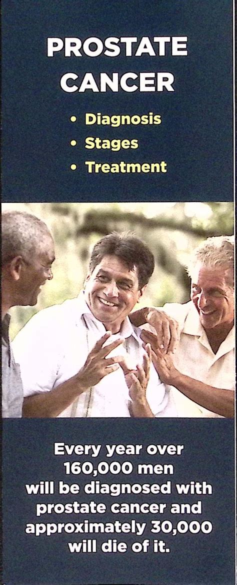 Prostate Cancer Panel Brochure General Population Men S Health Network