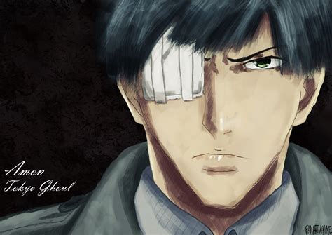 Fanart Amon From Tokyo Ghoul By Paintforfunyoutube