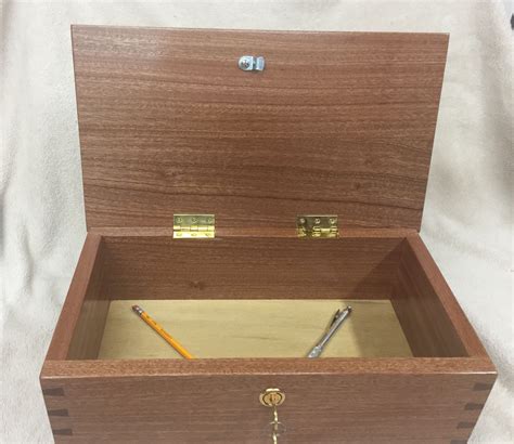 large mahogany keepsake box solid wood etsy