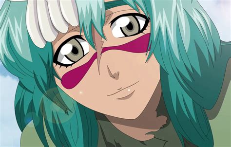 Wallpaper Green Sake Girl Game Bleach Woman Smile Anime Pretty