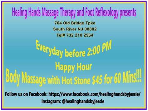 Healing Hands Massage Therapy And Foot Reflexology South River Nj