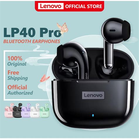Lenovo Lp40 Pro Lp40 True Wireless Earphone Bluetooth 50 Low Latency
