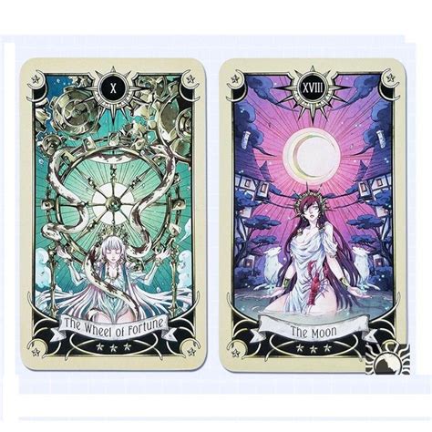 Mystical Manga Tarot Kit Card Deck Oracle Cards And Book Etsy