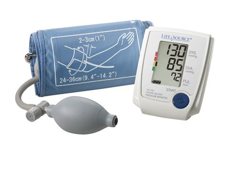 Life Source Advanced Blood Pressure Monitor Manual Inflate Ua 705vl
