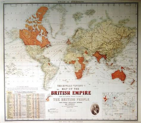 Map Of The British Empire 1924
