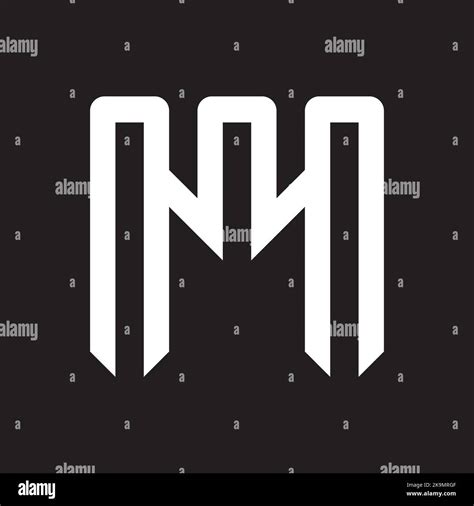 Diseño Del Logotipo Con La Letra M Identidad De Marca Vector