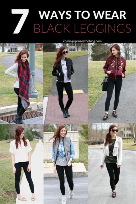 What To Wear With Leggings How To Style Black Leggings 7 Ways For
