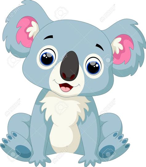 Cute Koala Cartoon Stock Vector 43530031 Cute Cartoon Animals