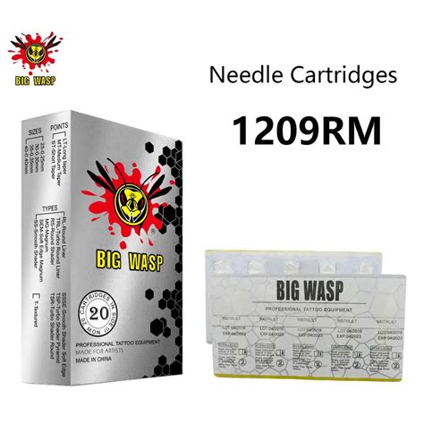 Bigwasp 1209rm Tattoo Needle Cartridges 12 Standard 035mm 9 Curved