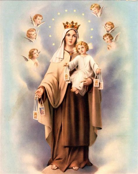 Imagem De Nossa Senhora Do Carmo Significados E Simbolos