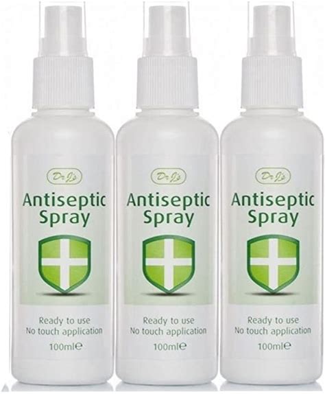 Dr Js Antiseptic Spray Ready To Use No Touch Application 3 X 100ml